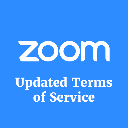 Zoom updated terms of service