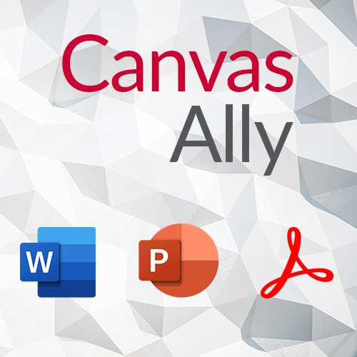 Canvas Ally word powerpoint and adobe