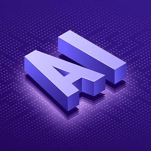 AI in isometric lettering