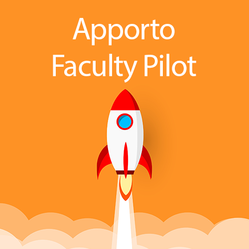 Apporto Faculty Pilot over a rocket