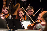 Students playing Strings