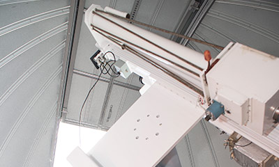 Spectroscope in the observatory.