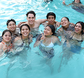 EOP Students in pool
