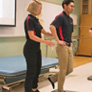 physical therapy students working together
