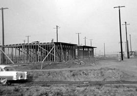Construction at CSUN Site 1956
